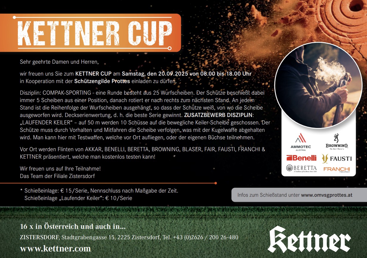 Kettner Cup Einladung 2025